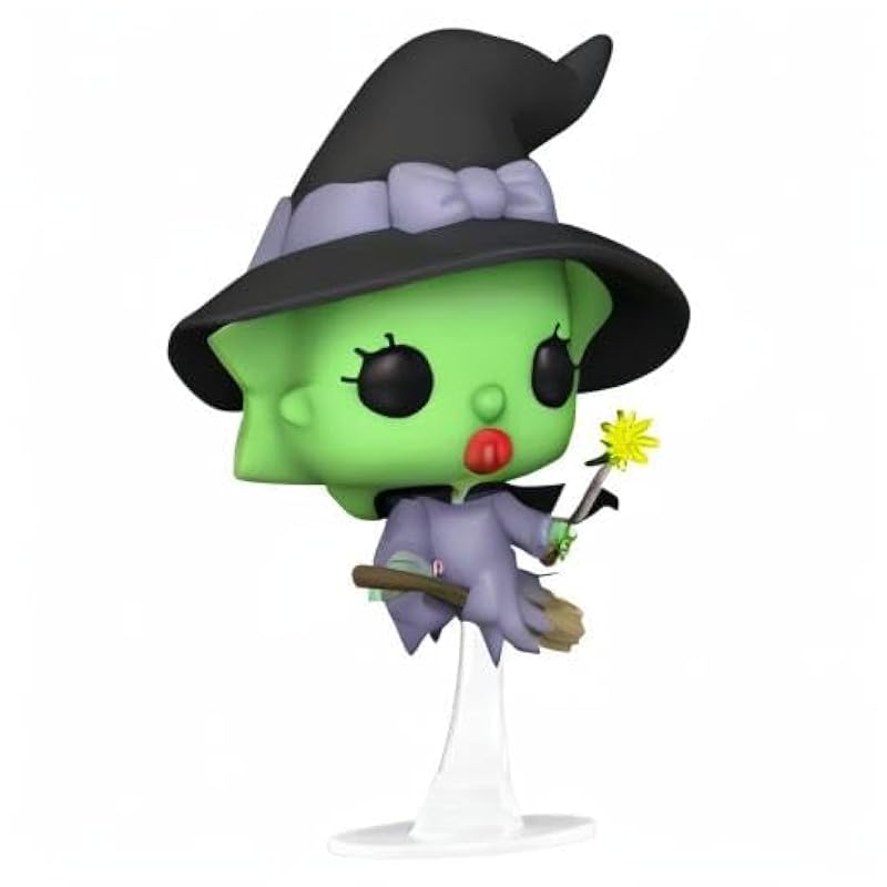 Funko Pop! TV: Simpsons - Witch Maggie, Amazon Exclusive (Glow in The Dark), Multi, 66342 Funko Bobbleheads