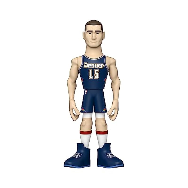 Funko Action Figures & Toy Figurines Funko Pop! Gold NBA: Nuggets - Nikola Jokic (Away Uniform) 5" with Chase (Styles May Vary) 1 Count (P