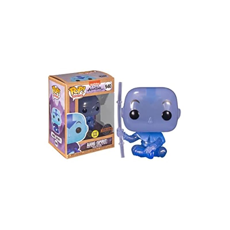 Pop! Avatar: The Last Airbender 940 - Spirit Aang Glow in The Dark Special Edition Blue Funko Bobbleheads
