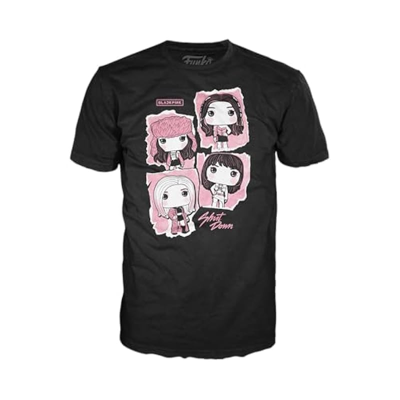 Funko Shirts Funko Pop! Boxed Tee: Blackpink, Shut Down - L