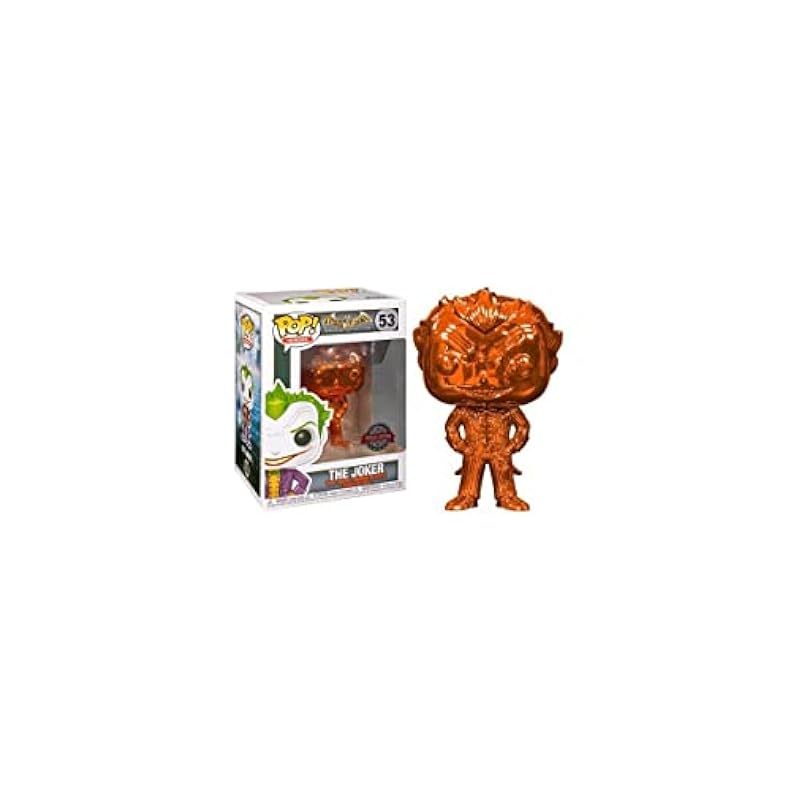 Action Figures Funko Funko POP! Heroes: DC Comics Batman Arkham Asylum - The Joker (Orange Chrome) (NYCC Debut)