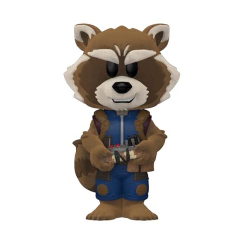 Funko Rocket Raccoon Vinyl Soda Marvel NYCC Exclusive Figure Action Figures