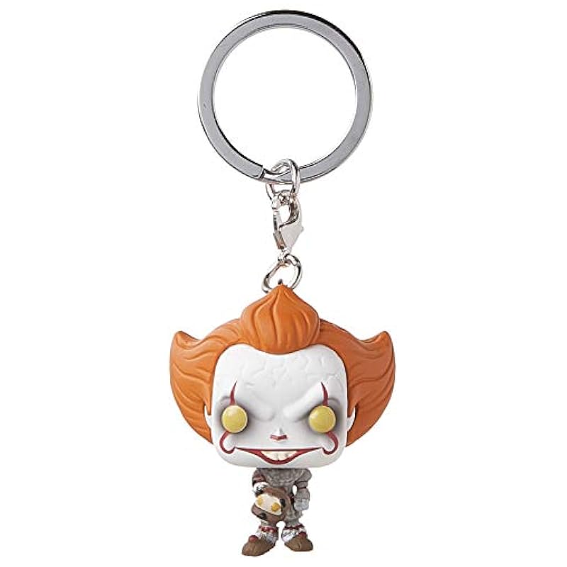 Funko Pop! Keychains: It 2 - Pennywise with Beaver Hat, Multi Funko Action Figures