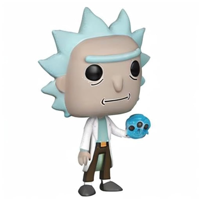 Funko Pop! Animation: Rick and Morty - Rick with Crystal Skull, MultiStandard Standard Funko Action Figures