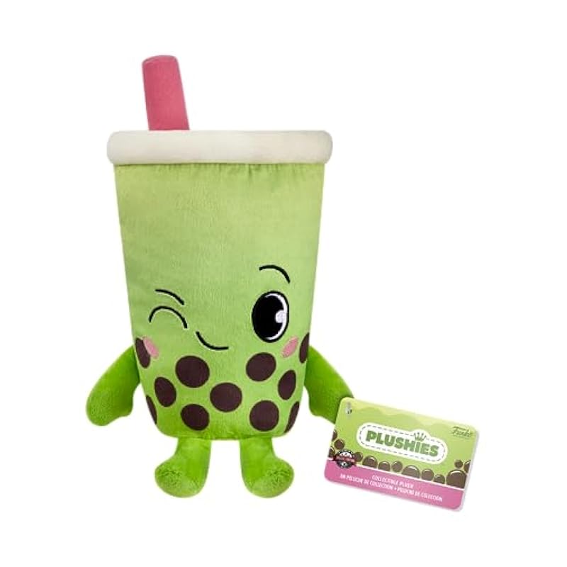 Bobbleheads Funko Funko Plush: GamerFood - GreenBubble Tea Bub Bubble Tea - Image Rights - Soft Toy - Birthday Gift Idea - Official Merchandise - Stuffed Plushie for Kids and Adults, Girlfriends and Boyfriends
