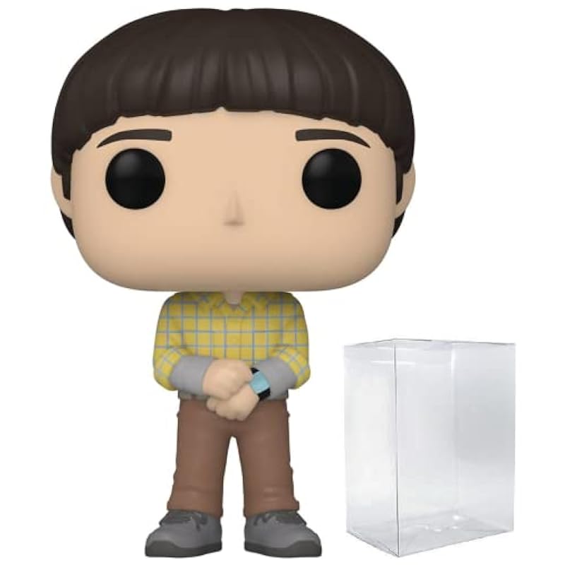 POP [Stranger Things - Will Byers [Season 4] Funko Vinyl Figure (Bundled with Compatible Box Protector Case), Multi, 3.75 inches Bobbleheads Funko
