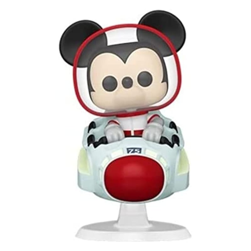 Funko Funko POP Ride Super Deluxe Disney: Walt Disney World 50th - Mickey at The Space Mountain Attraction, MultiModern, Standard, (45343) Modern Action Figures