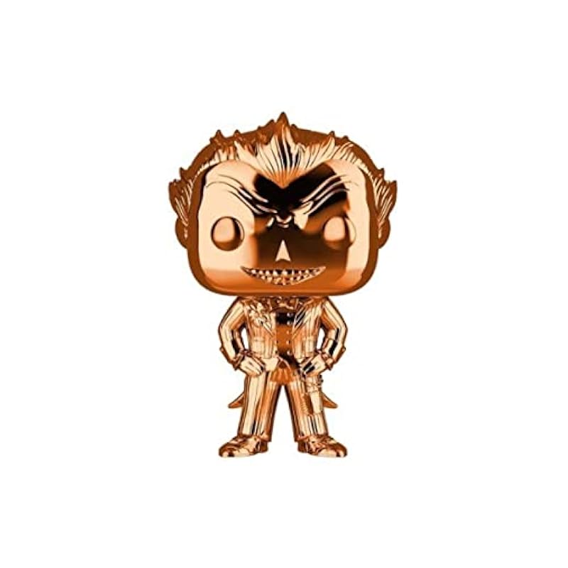 Action Figures Funko Funko POP! Heroes: DC Comics Batman Arkham Asylum - The Joker (Orange Chrome) (NYCC Debut)