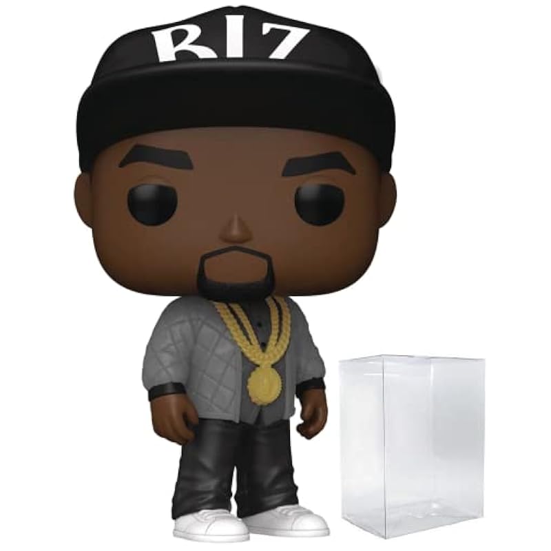 POP Rocks: Biz Markie Funko Vinyl Figure (Bundled with Compatible Box Protector Case), Multied, 3.75 inches Funko Action Figures