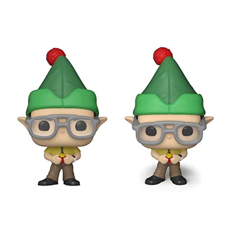 Novelty Funko Funko Pocket POP! The Office - Michael Scott - Tree Holiday Box 4 Pieces - Keychain Novelty Keyring - Collectable Mini Figure - Stocking Filler - Gift Idea - Official Merchandise - TV Fans Multicolor