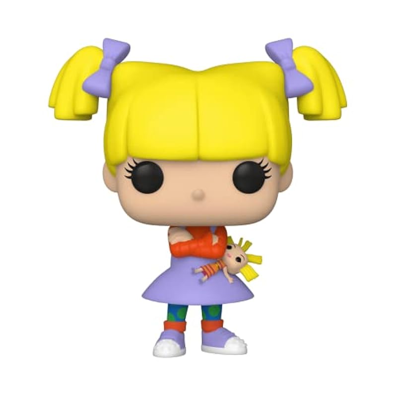 Pop! TV: Rugrats Angelica Pickles Vinyl Figure Pop (Bundled with Compatible Pop Box Protector Case) Bobbleheads Funko