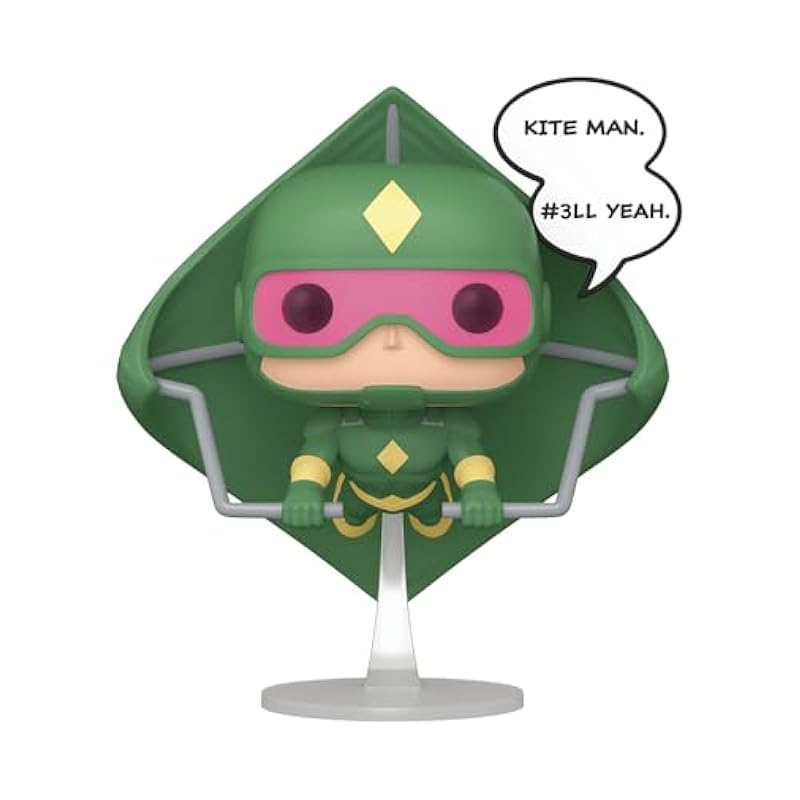 San Diego 2024 Previews Exclusive Pop! Premium DC Heroes: Kite Man Vinyl Figure Toy Parachute Figures Funko