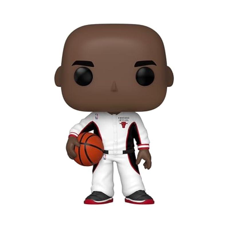 Funko POP! NBA: Chicago Bulls - Michael Jordan - (Bulls White Warmup) - Collectable Vinyl Figure - Gift Idea - Official Merchandise - Toys for Kids & Adults - Sports Fans Action Figures & Toy Figurines Funko