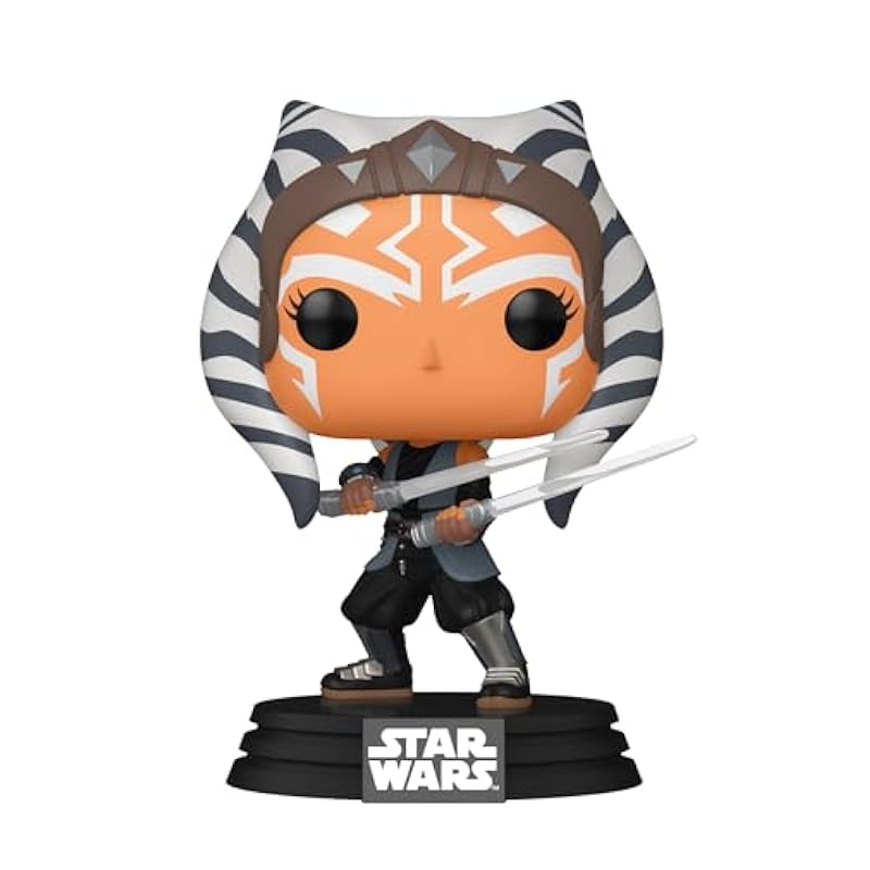 Funko Star Wars Ahsoka Tano with Dual Lightsabers Exclusive Pop Figure 680, Multied Funko Bobbleheads