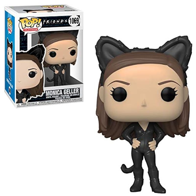 Funko TV: Friends - Monica Geller as Catwoman Pop! Vinyl Figure (Bundled with Compatible Box Protector Case) Multied 3.75 inches Funko Bobbleheads