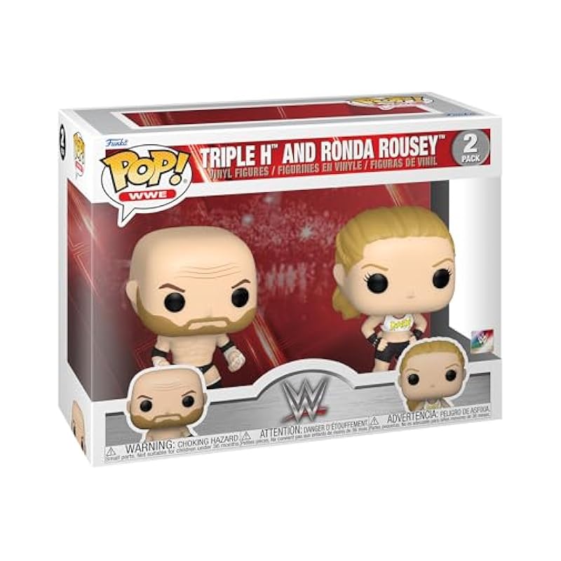 Action Figures & Toy Figurines Funko Funko Pop! WWE: Triple H 2-Pack and Ronda Rousey