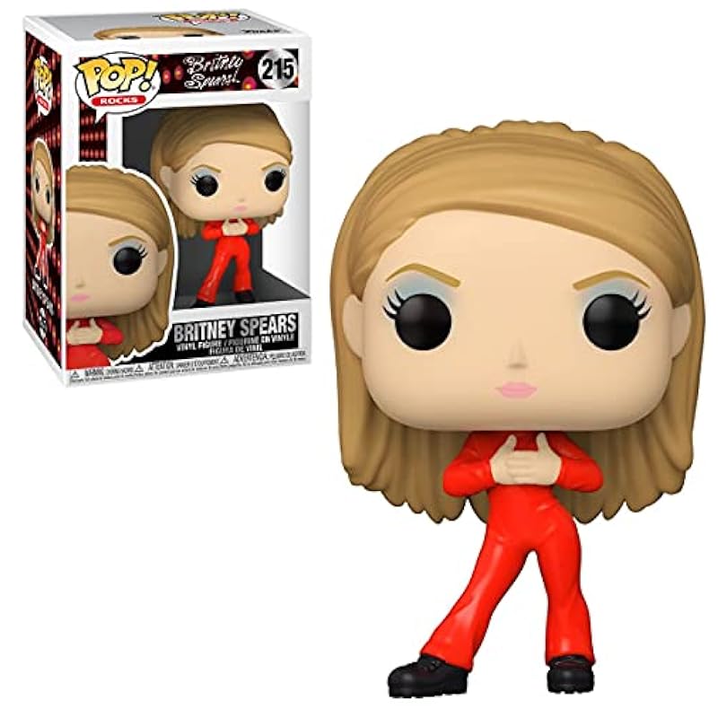 POP Britney Spears - Oops I Did it Again (Catsuit) Funko Pop Vinyl Figure (Bundled with Compatible Pop Box Protector Case), Multied, 3.75 inches Bobbleheads Funko