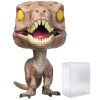 Action Figures Funko Funko POP Jurassic Park - Velociraptor Pop! Vinyl Figure (Bundled with Compatible Pop Box Protector Case), Multi, 3.75 inches
