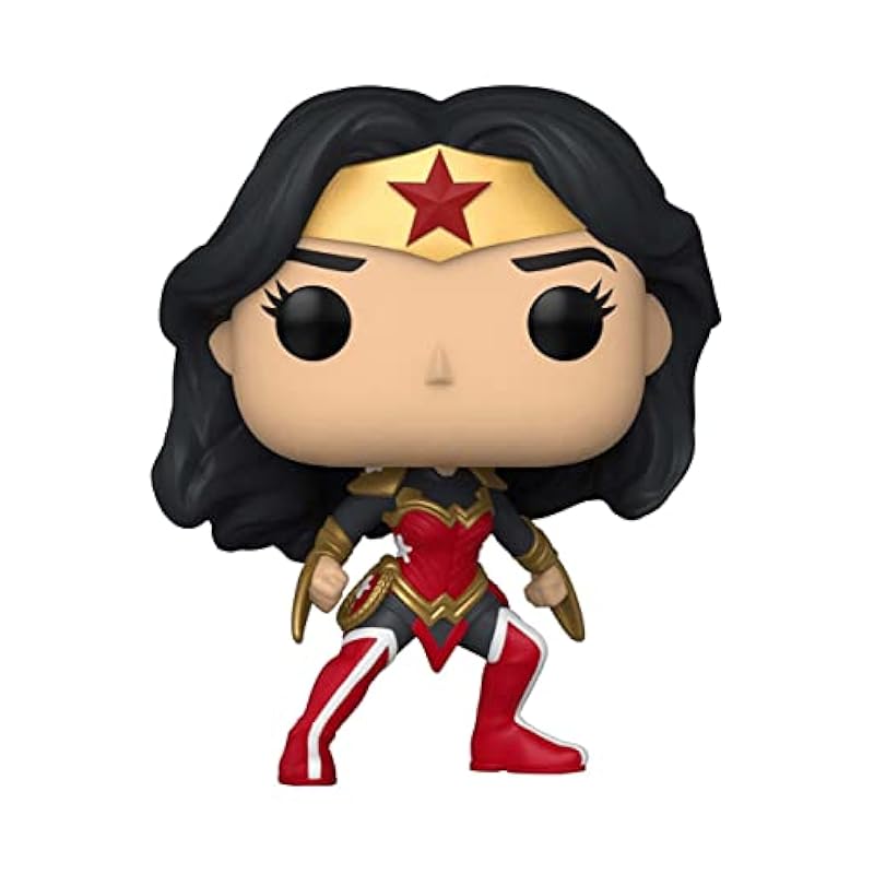 Funko Funko POP Heroes: Wonder Woman 80th - Wonder Woman (A Twist of Fate), MultiA Twist of (54991) A Twist of Action Figures