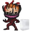 POP Marvel: Venom - Carnage Cletus Kasady Funko Pop! Vinyl Figure (Bundled with Compatible Pop Box Protector Case), Multied, 3.75 inches Action Figures Funko