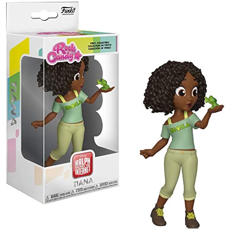 Funko 39157 Rock Candy: Comfy PrincessesTiana, Multi Funko Statues