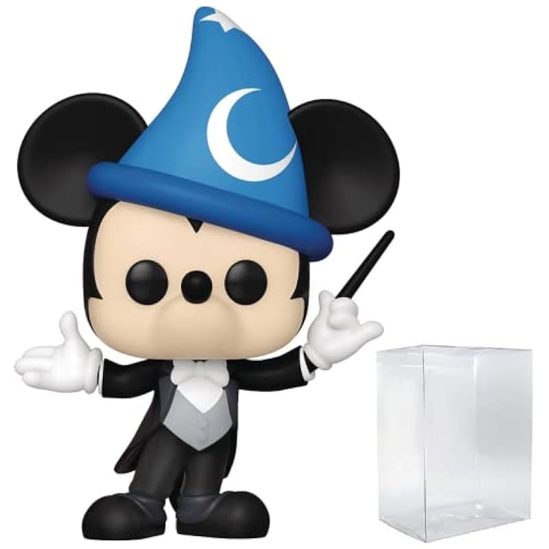 Bobbleheads Funko POP Disney: Walt Disney World 50th - Philharmagic Mickey Mouse Funko Vinyl Figure (Bundled with Compatible Box Protector Case)