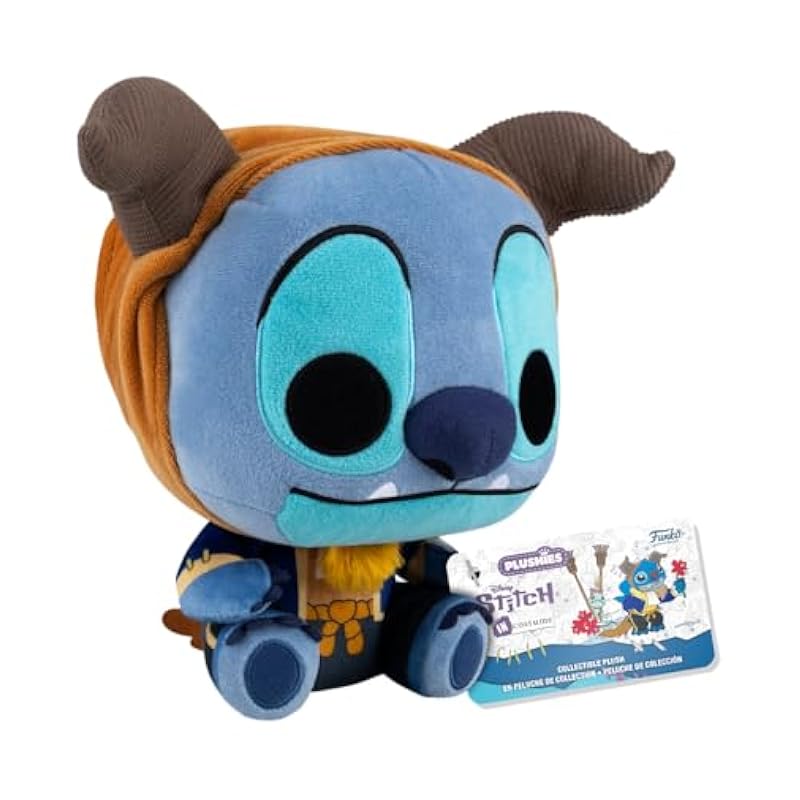 Funko Stuffed Animals & Teddy Bears Funko Pop! Plush: Disney Stitch in Costume - Beauty and The Beast, Stitch as Beast 7"