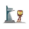 Pop! Town: Avengers: Age of Ultron - Avengers Tower with Iron Man (Glow-in-The-Dark) PX Vinyl Figure Funko Bobbleheads