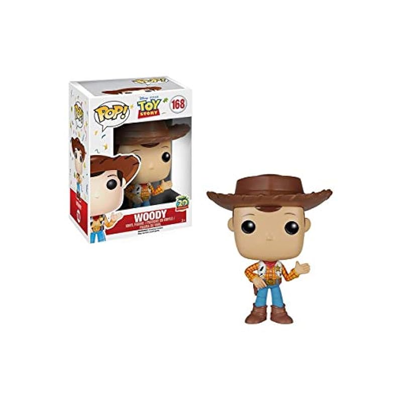 Funko Action Figures Funko Pop Disney: Toy Story Woody New Pose Action Figure, Brown Standard