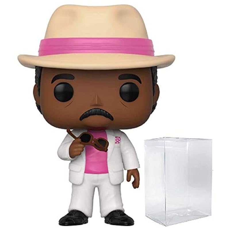 Funko Bobbleheads Funko Pop! TV: The Office - Florida Stanley Hudson Vinyl Figure (Bundled with Compatible Pop Box Protector Case), Multied, 3.75 inch