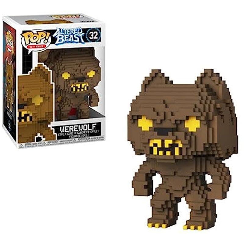 Funko Pop 8 Bit: Altered Beasts - Greek Warrior (Werewolf) Collectible Figure, Multi Funko Statues