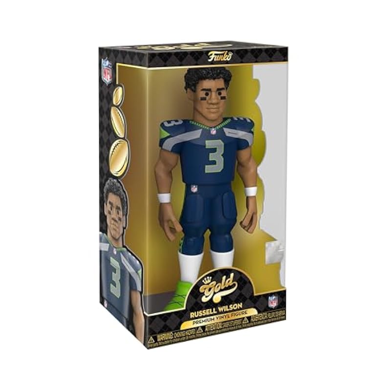 Vinyl Gold NFL Seahawks Russell Wilson 12 Inch Vinyl Figure Funko Action Figures & Toy Figurines