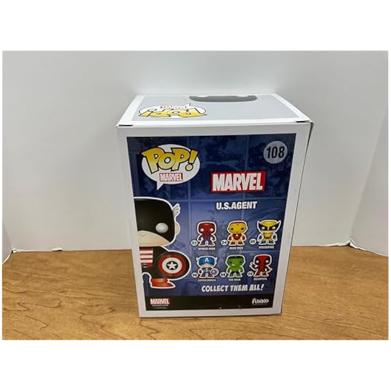 Funko Pop Marvel U.S. Agent Comikaze Exclusive Vinyl Bobblehead Figure Funko Bobbleheads
