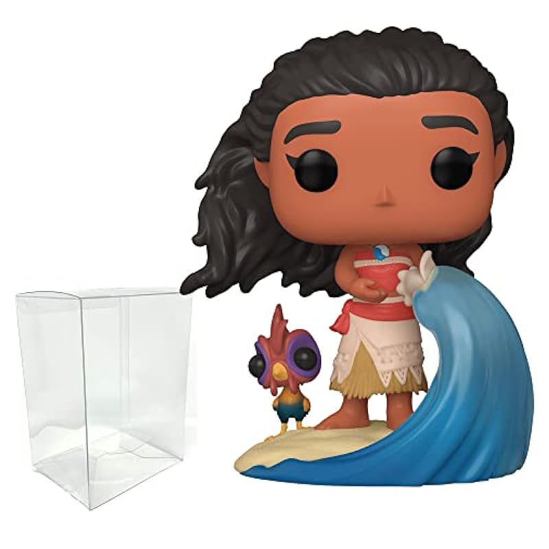 Bobbleheads Funko Funko Pop Bundle - 1 Disney: Ultimate Princess – Moana with PET Plastic Box Protecter