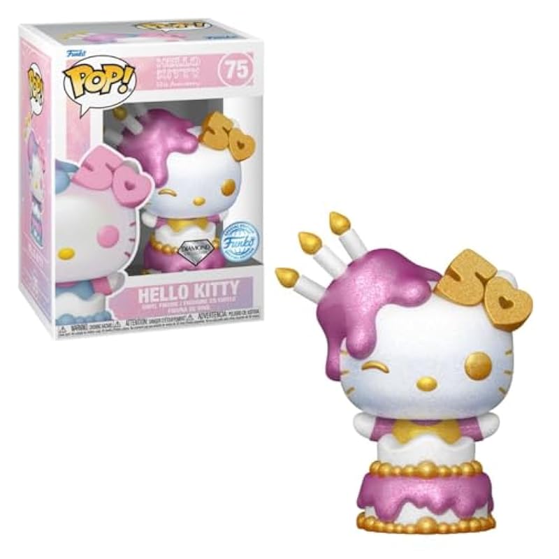 Funko POP! Sanrio Target Con 2024 Hello Kitty 50th Hello Kitty Funko Action Figures