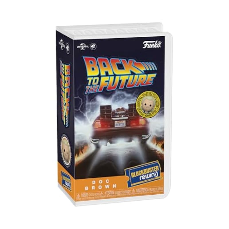 Funko Rewind: Back to The Future - Doc Brown with Chase (Styles May Vary) Bobbleheads Funko