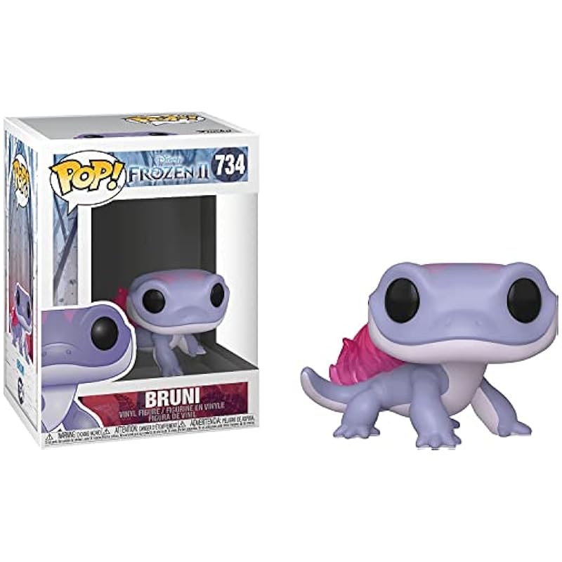 Pop Movies: Frozen 2 - Bruni Fire Salamander #734 (Includes Compatible Pop Box Protector Case) Funko Action Figures