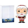 Funko Action Figures C o c a -Cola Santa: P o p ! Ad Icons Vinyl Figurine Bundle with 1 Compatible 'ToysDiva' Graphic Protector (159-65588 - B)