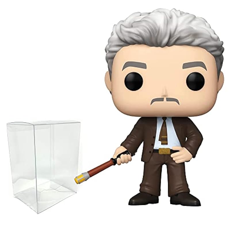 Visit the Funko Store Loki - Mobius Funko Pop Protector Bundle - Marvel: Loki - Mobius #896 Pop Figurine 3.75 Inch with Clear Plastic Pop Protector Case Funko Action Figures