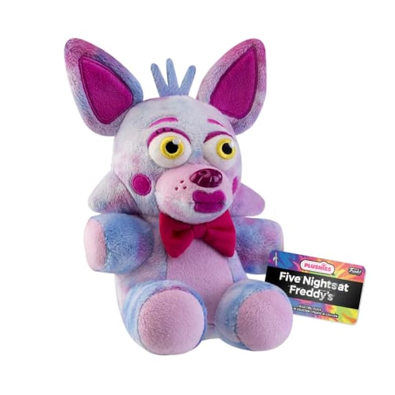 Funko Plush: FNAF Tiedye- FT Foxy Multicolor Stuffed Animals & Teddy Bears Funko