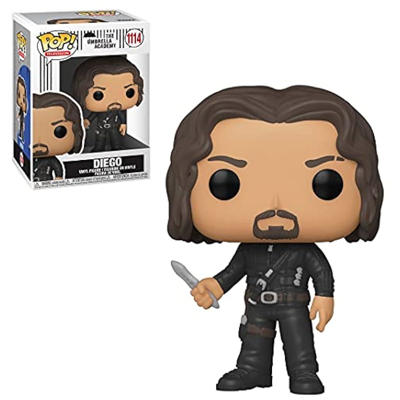 Umbrella Academy Series 2 - Diego Hargreeves Funko Pop! Vinyl Figure (Bundled with Compatible Pop Box Protector Case) Funko Action Figures