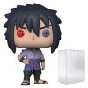 Funko Action Figures POP Naruto Shippuden - Sasuke Uchiha Rinnegan (AAA Anime Exclusive) Funko Vinyl Figure (Bundled with Compatible Box Protector Case) Multi 3.75 inches