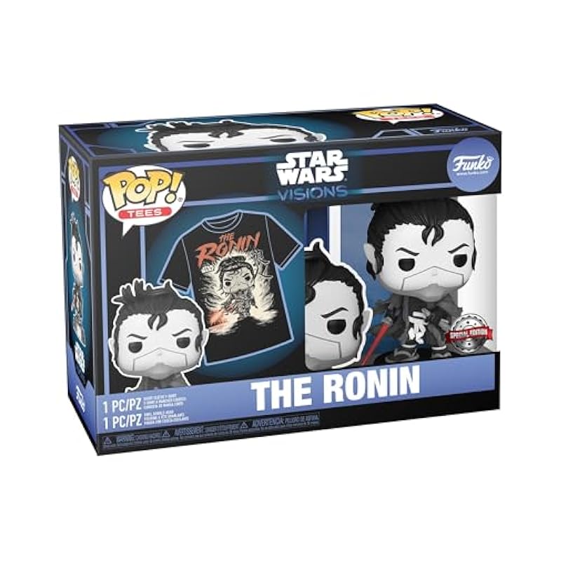 Funko Funko Pop! & Tee: Star Wars - Kyoto - Extra Large - (XL) - T-Shirt - Clothes with Collectable Vinyl Figure - Gift Idea - Toys and Short Sleeve Top for Adults Uni Men and Women - Movies Fans X-Large Action Figures