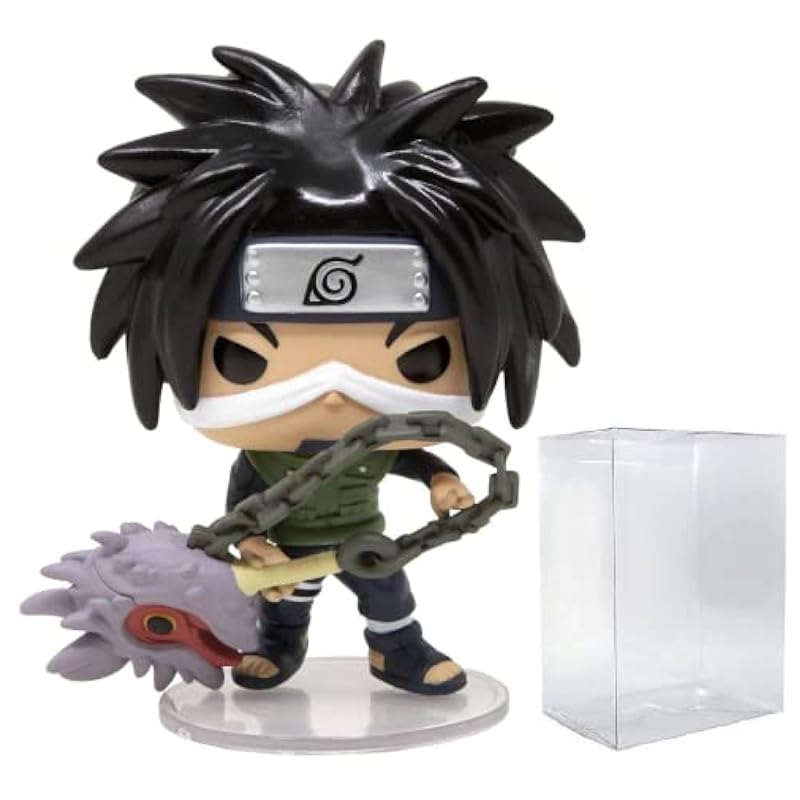POP Naruto Shippuden - Kotetsu Hagane Funko Vinyl Figure (Bundled with Compatible Box Protector Case), Multi, 3.75 Bobbleheads Funko