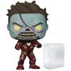 Funko Marvel: What If? - Zombie Iron Man [Tony Stark] Pop! Vinyl Figure (Bundled with Compatible Pop Box Protector Case) Funko Bobbleheads