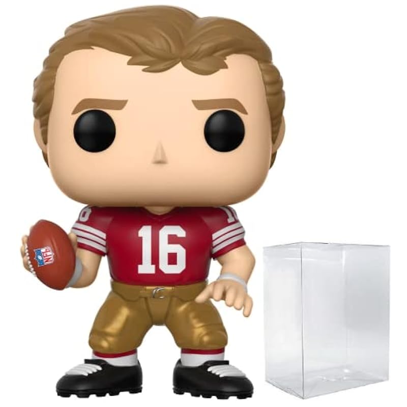 Funko Toys & Game Room Joe Montana (49ers Home) Funko Vinyl Figure (Bundled with Compatible Box Protector Case)