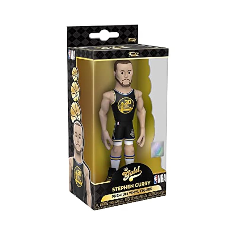 Funko Funko Pop! Gold NBA: Warriors - Steph Curry (City) 5" with Chase (Styles May Vary) Action Figures & Toy Figurines