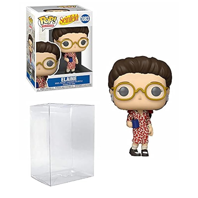 [[POP] +Replacement + [Funko Elaine Benes in Dress Pop #1083 Pop TV: Seinfeld Vinyl Figure (Bundled with EcoTek Protector to Protect Display Box)] + [Funko] Funko Bobbleheads
