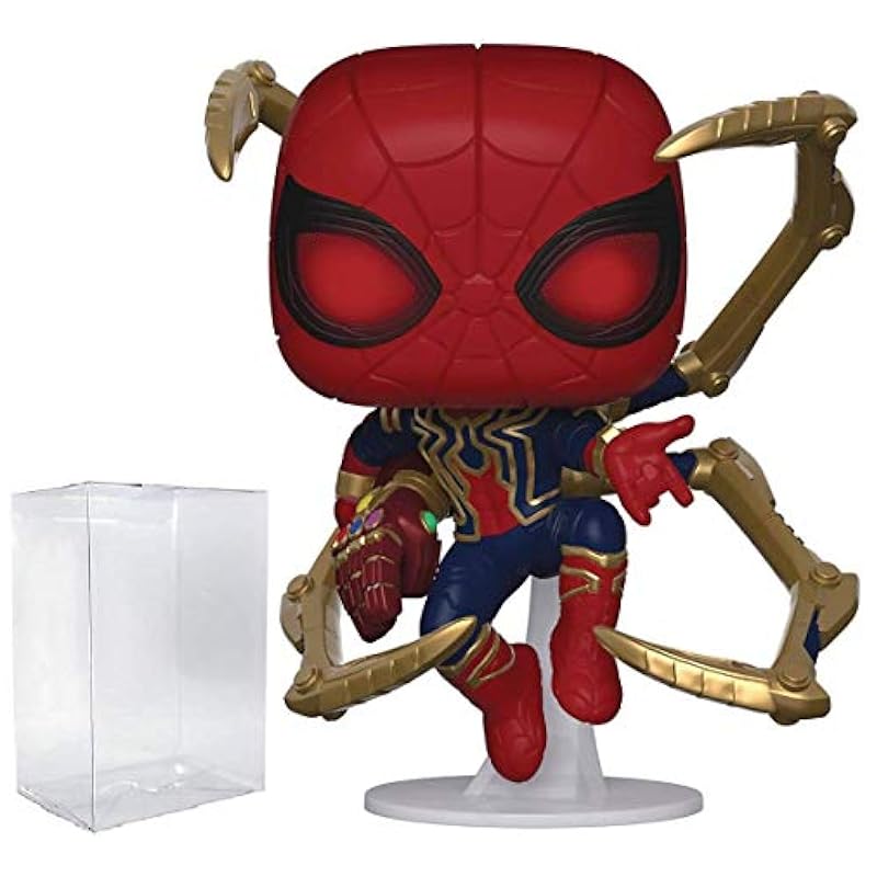 Action Figures Funko Funko Marvel: Avengers Endgame - Iron Spider with Nano Gauntlet Pop! Vinyl Figure (Includes Compatible Pop Box Protector Case)