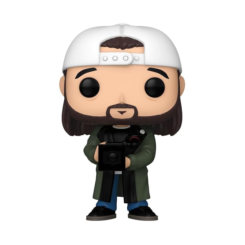 Funko Funko Pop! Movies: Clerks 3 - Silent Bob with Camera Shop Exclusive Bundled with a Byron's Attic Protector Silent Bob Bobbleheads
